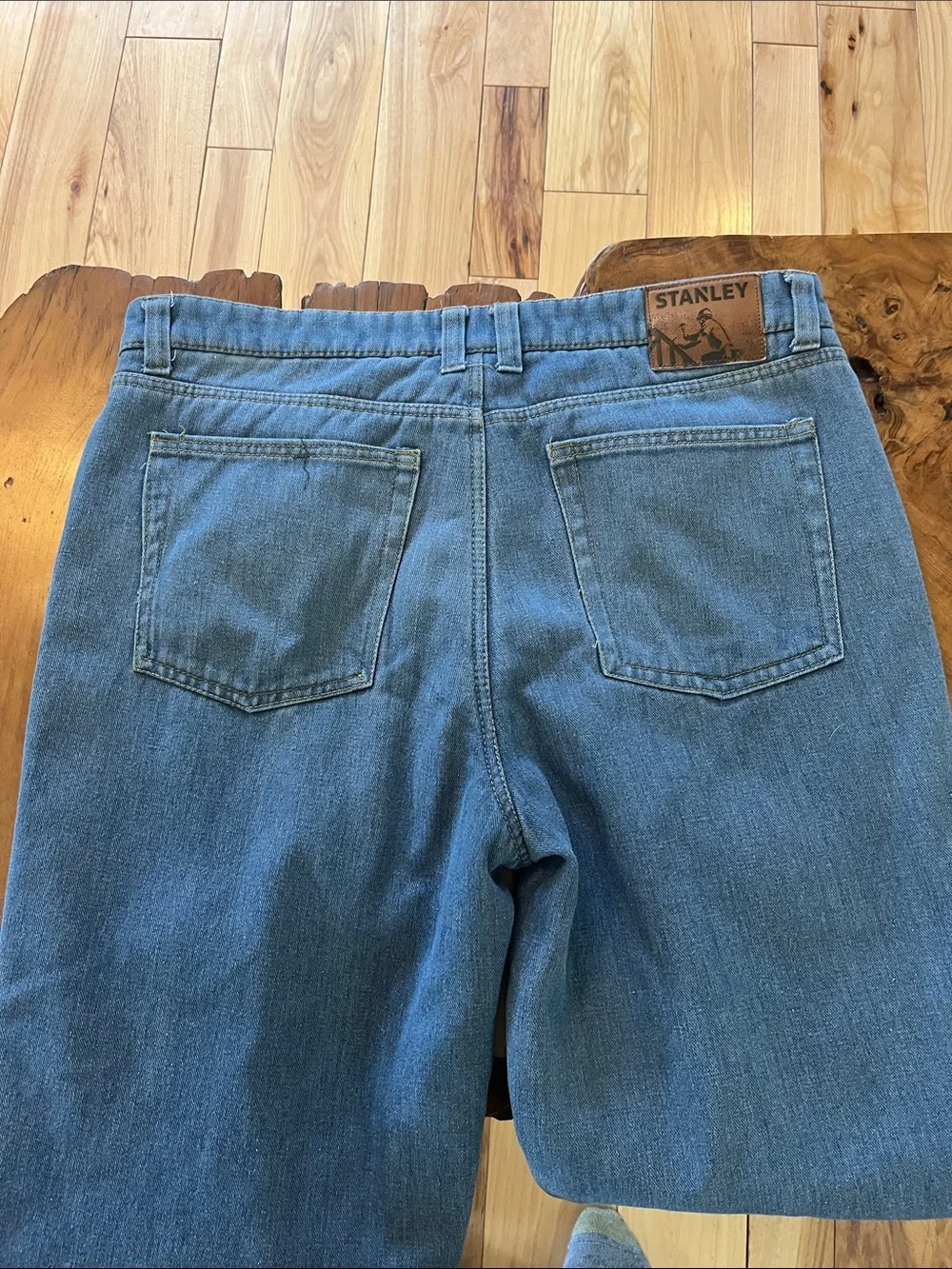 Stanley Men's Medium Blue Relaxed Thermal Jeans